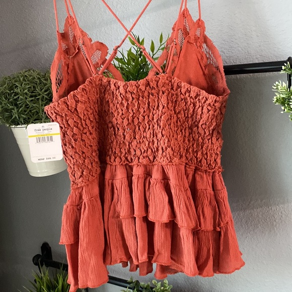 NWT- Free People- Adella Lace Cami- Medium - Picture 2 of 3